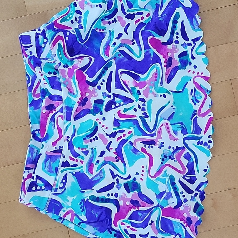 Aryeh Scalloped Skort, Size Large
